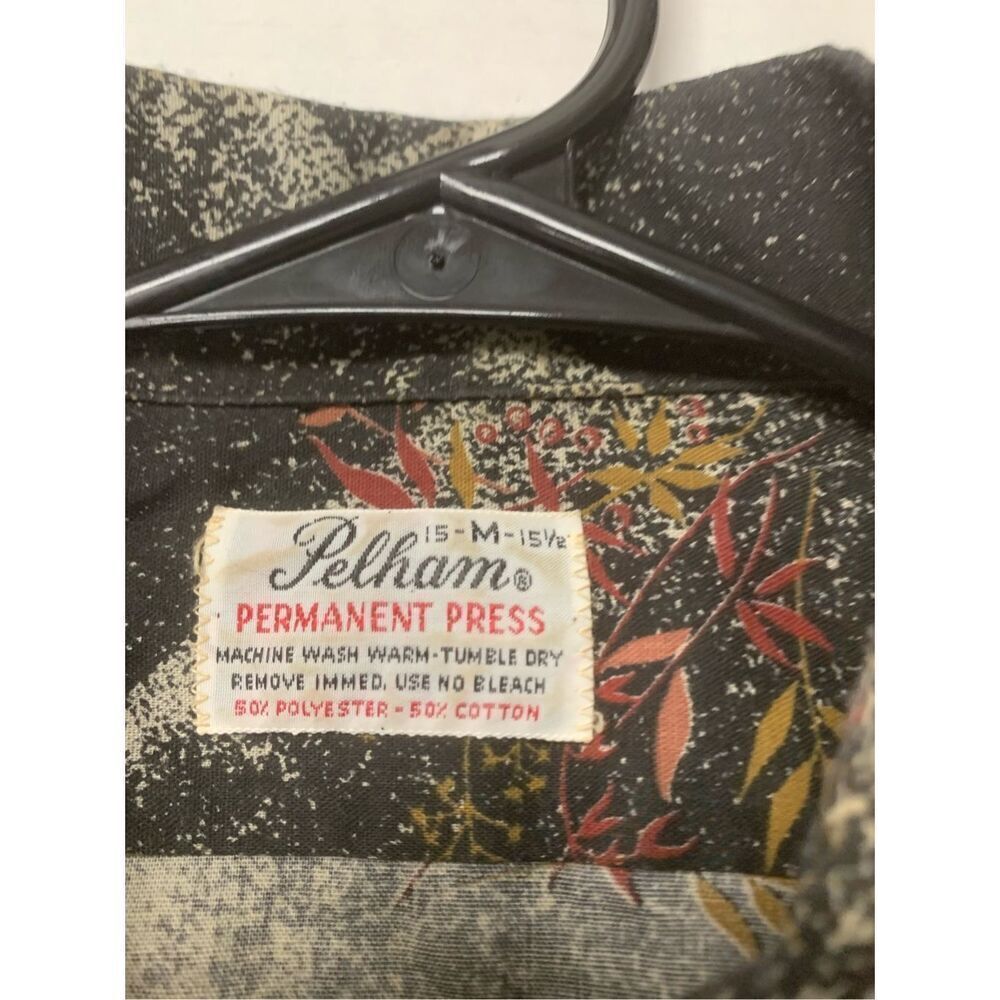 Vintage Leaf Patterned Button Down Top - image 5